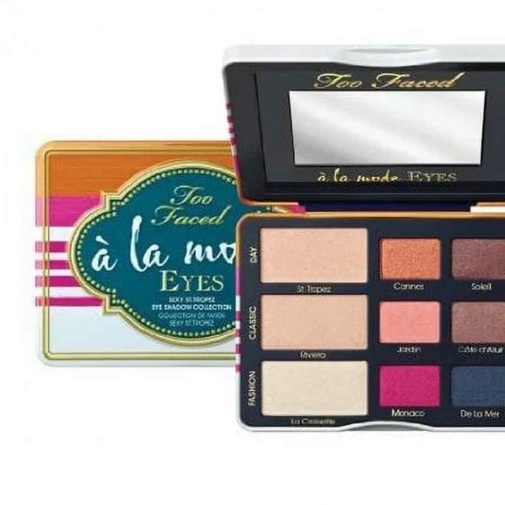 Too Faced Cream and Orange Eyeshadow Palette with Versatile Shades